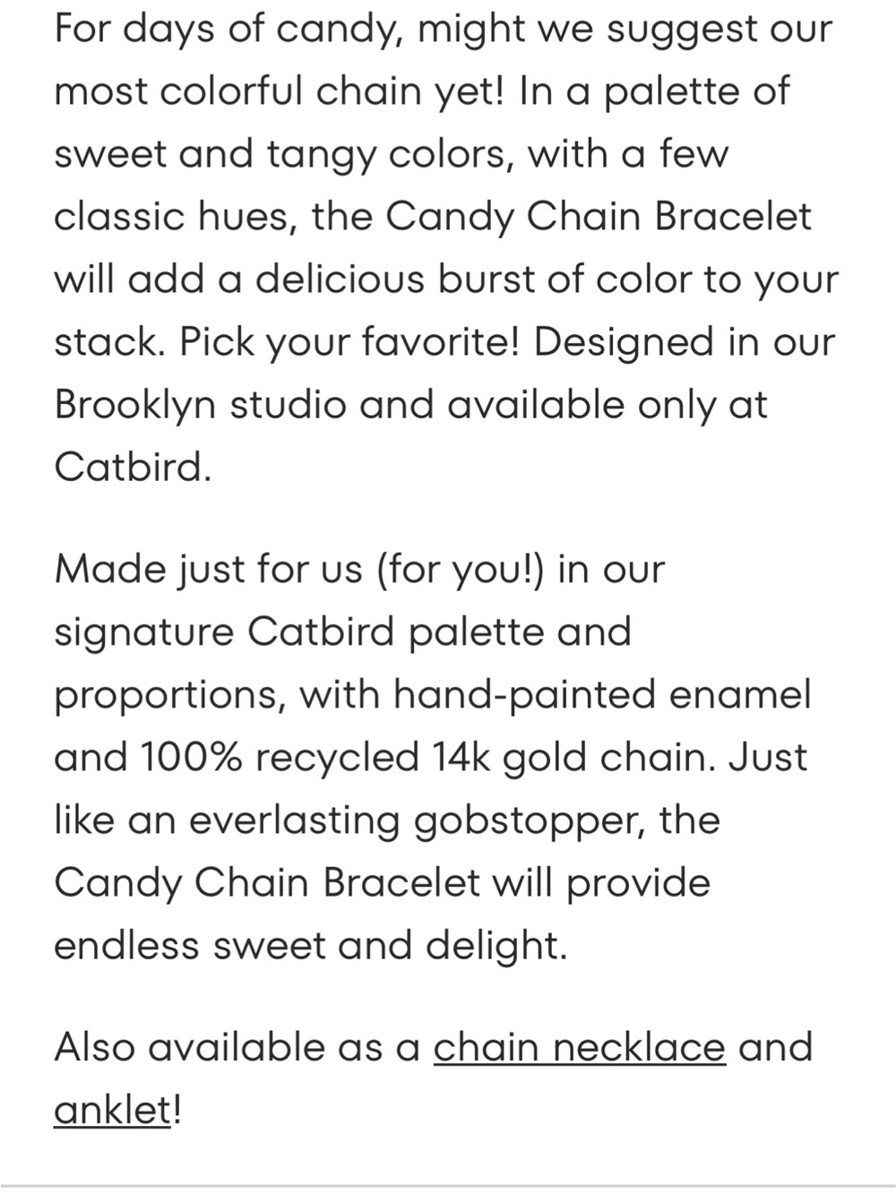 Catbird Candy Bracelet - Picture 5 of 6